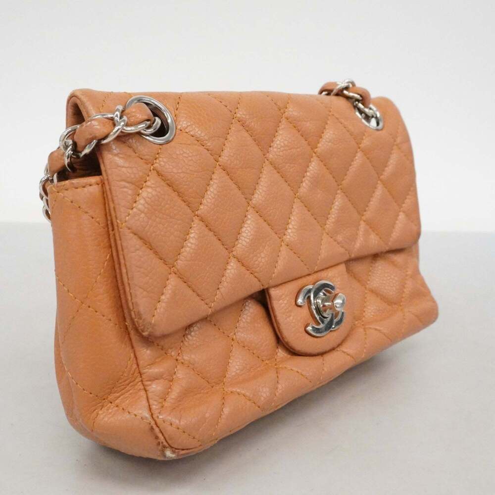 CHANEL Brown Caviar Leather Shoulder Bag - Picture 2 of 15